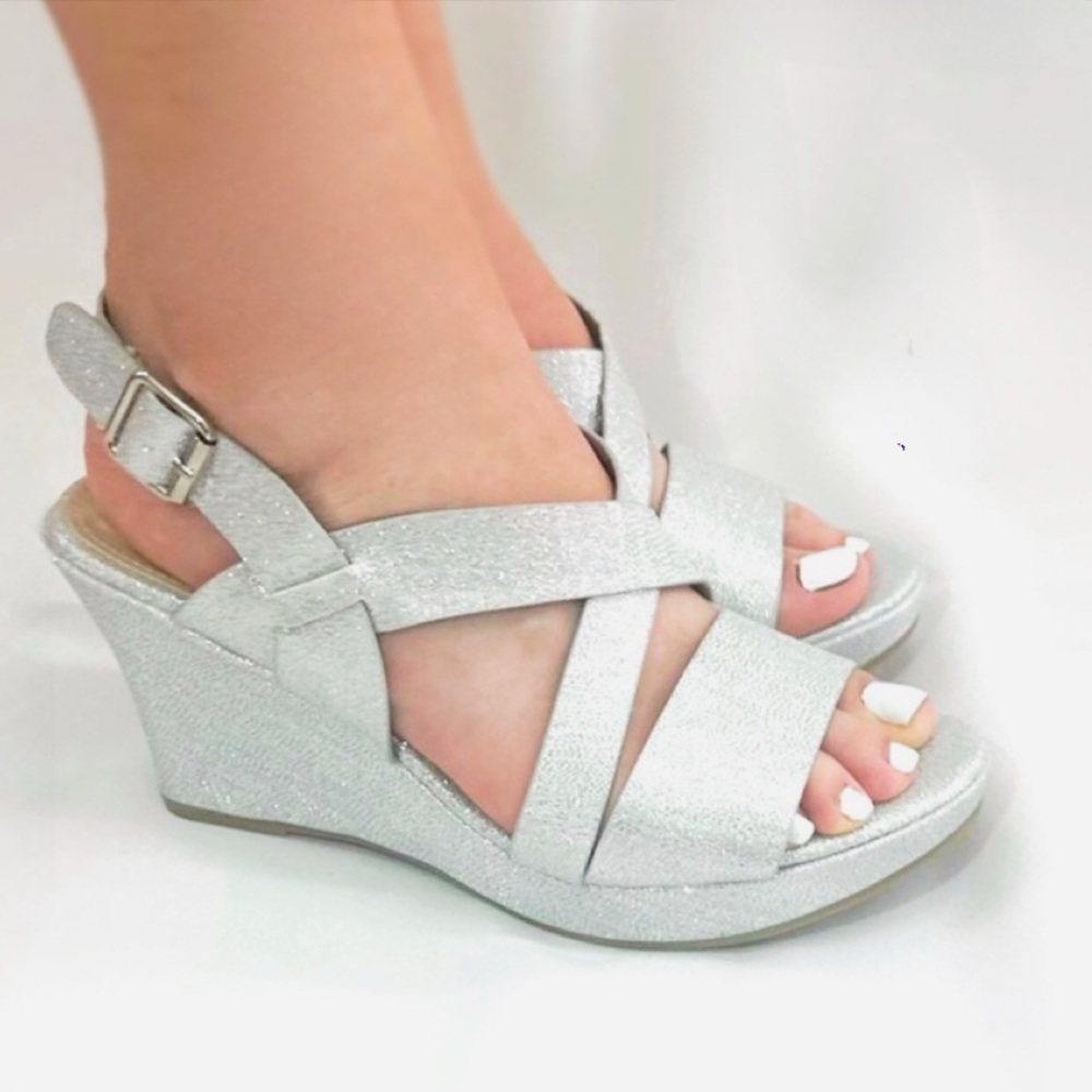 Women’s Silver Platform Sandal